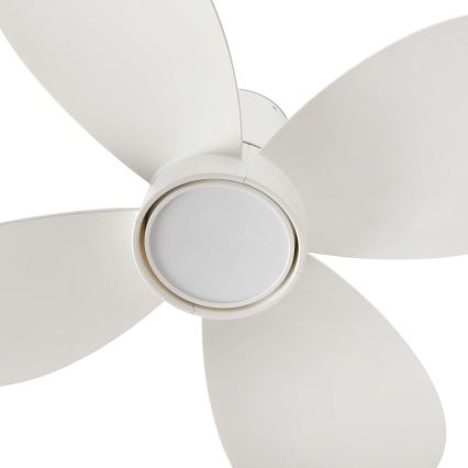 FARO 34315WT - LED Dimmable ceiling fan KLOVER TUB S LED/20W/230V 2700/4000/6500K white d. 80 cm Wi-Fi Tuya + remote control