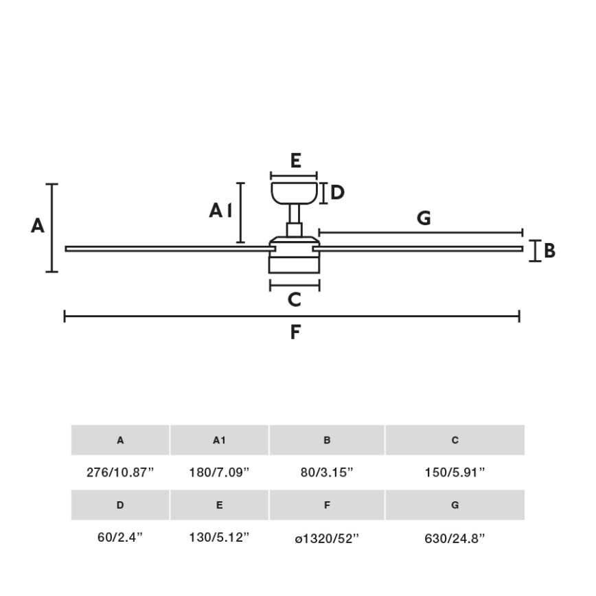 FARO 34355-1TW - LED Dimmable ceiling fan RUDDER L LED/20W/230V white/beige d. 132 cm + remote control