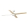FARO 34355-1TW - LED Dimmable ceiling fan RUDDER L LED/20W/230V white/beige d. 132 cm + remote control