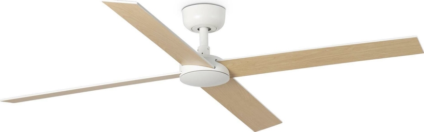 FARO 34355WT - Ceiling fan RUDDER L white/beige d. 132 cm Wi-Fi Tuya + remote control