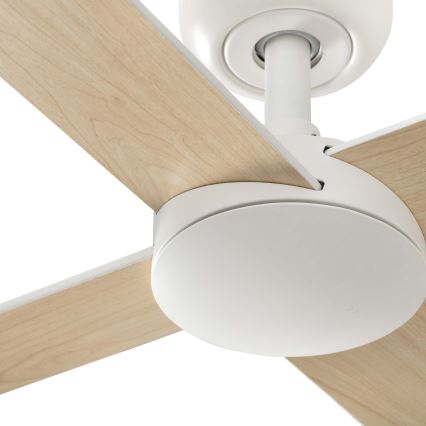 FARO 34355WT - Ceiling fan RUDDER L white/beige d. 132 cm Wi-Fi Tuya + remote control