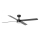 FARO 34356-1TW - LED Dimmable ceiling fan RUDDER L LED/20W/230V black/brown d. 132 cm + remote control