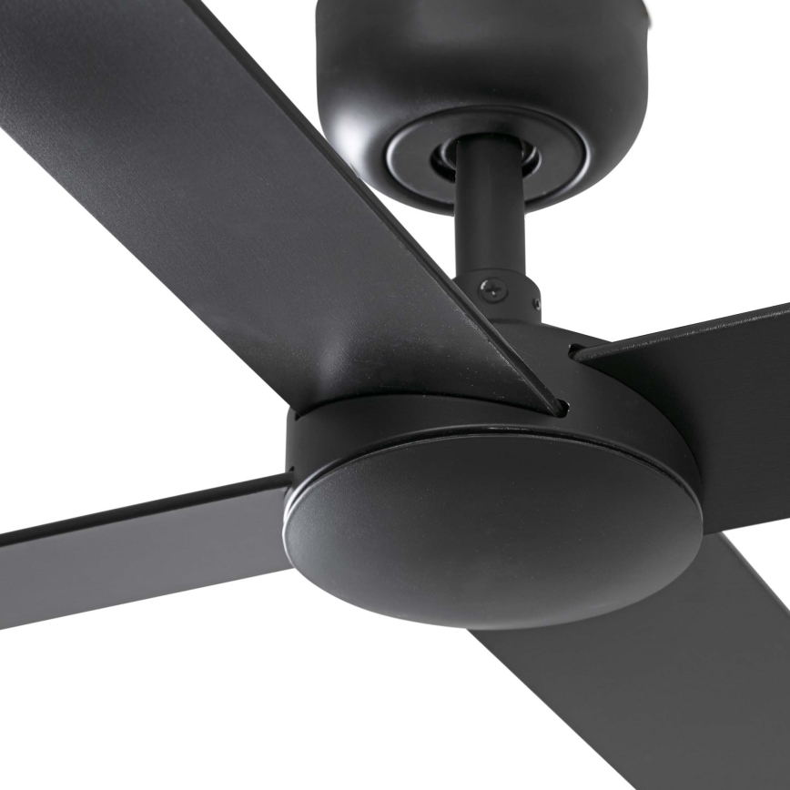 FARO 34356 - Ceiling fan RUDDER L brown/black d. 132 cm + remote control