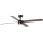 FARO 34356WT-1TW - LED Dimmable ceiling fan RUDDER L LED/18W/230V 2700/4350/6000K brown/black d. 132 cm Wi-Fi Tuya + remote control