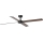 FARO 34356WT - Ceiling fan RUDDER L brown/black d. 132 cm Wi-Fi Tuya + remote control