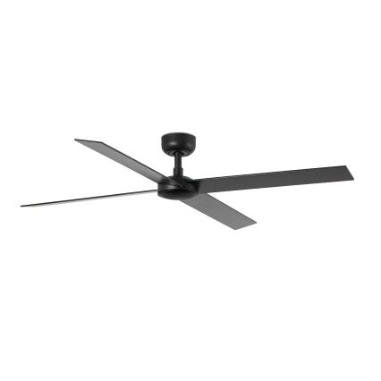 FARO 34356WT - Ceiling fan RUDDER L brown/black d. 132 cm Wi-Fi Tuya + remote control
