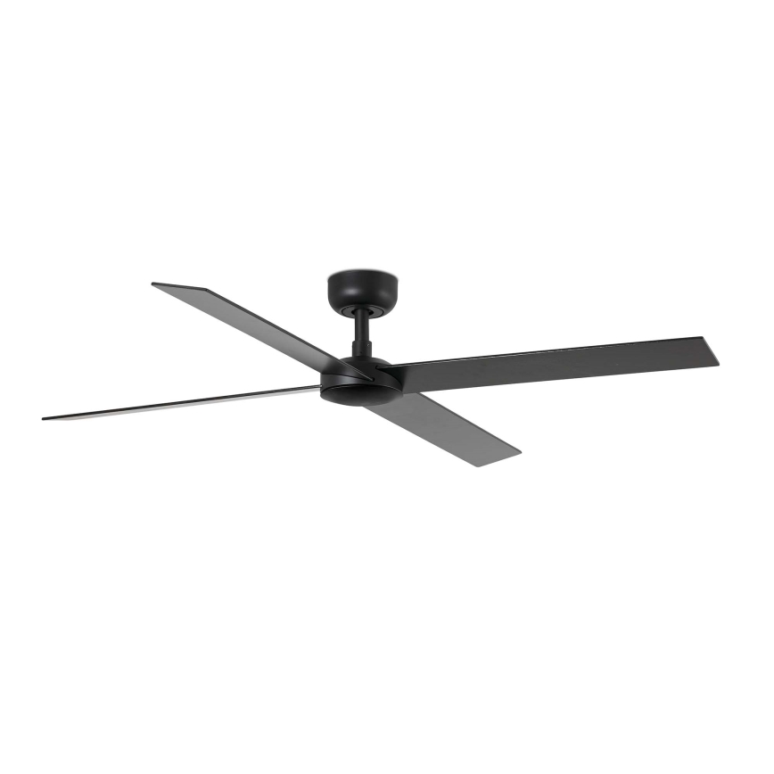 FARO 34356WT - Ceiling fan RUDDER L brown/black d. 132 cm Wi-Fi Tuya + remote control