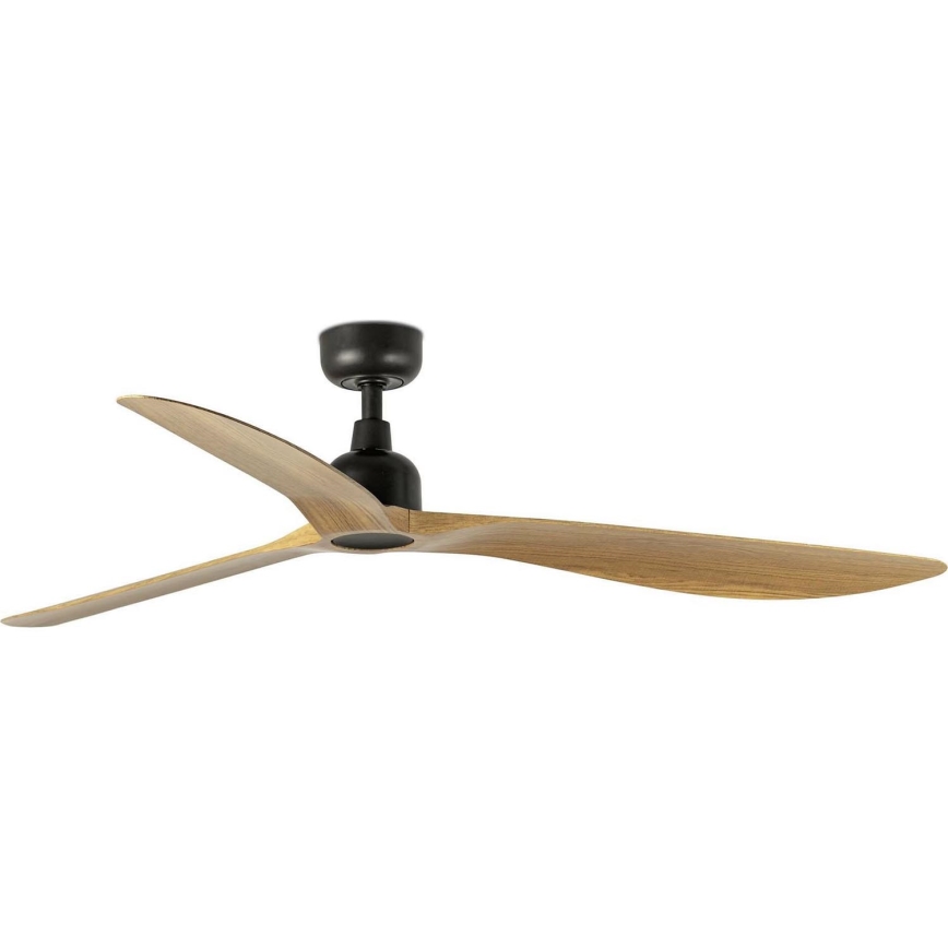 FARO 34360WT - Ceiling fan OUTWOOD L brown/black d. 150 cm Wi-Fi Tuya IP44 + remote control
