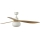 FARO 34361WT-11L - Ceiling fan OUTWOOD L 1xE27/15W/230V brown/white d. 150 cm Wi-Fi Tuya IP44 + remote control