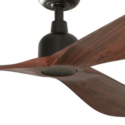FARO 34362WT - Ceiling fan OUTWOOD L brown/black d. 150 cm Wi-Fi Tuya IP44 + remote control