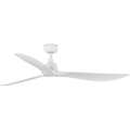 FARO 34363WT - Ceiling fan OUTWOOD L white d. 150 cm Wi-Fi Tuya IP44 + remote control