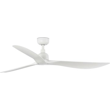 FARO 34363WT - Ceiling fan OUTWOOD L white d. 150 cm Wi-Fi Tuya IP44 + remote control