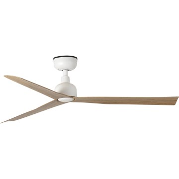 FARO 34370 - Ceiling fan MARINE M Ø 125 cm brown/white IP44 + remote control