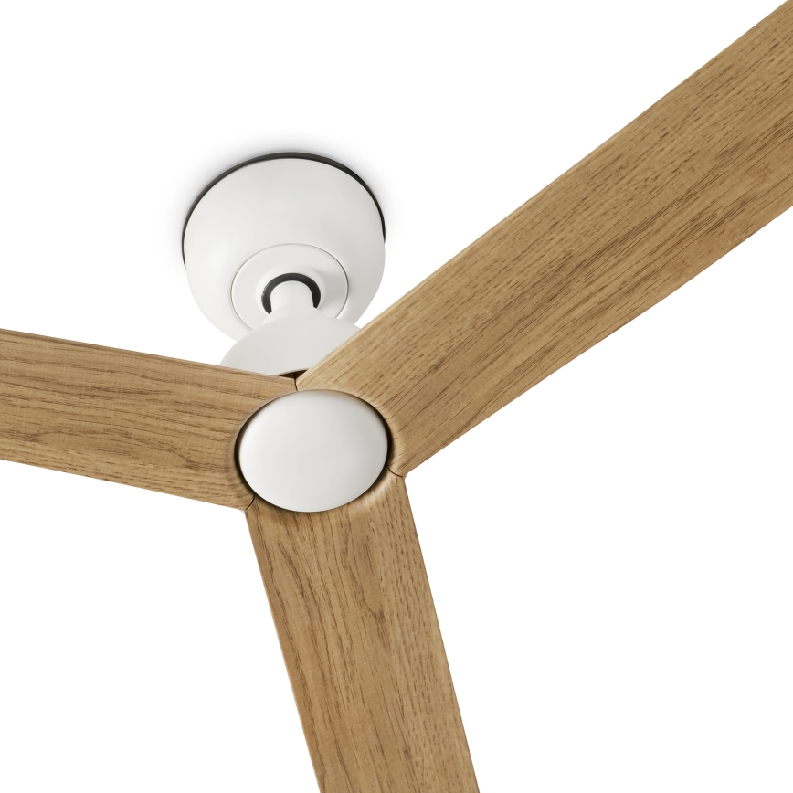 FARO 34370 - Ceiling fan MARINE M Ø 125 cm brown/white IP44 + remote control