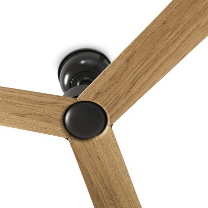 FARO 34371 - MARINE M Ceiling Fan Ø 125 cm Brown/Black IP44 + Remote Control