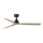 FARO 34371WT - MARINE M Ceiling Fan Ø 125 cm, Brown/Black, IP44, Tuya Wi‑Fi + Remote Control