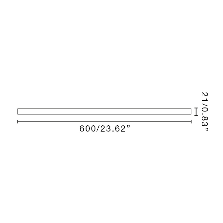 FARO 3T061209 - LANTAU 60 cm extension rod, black