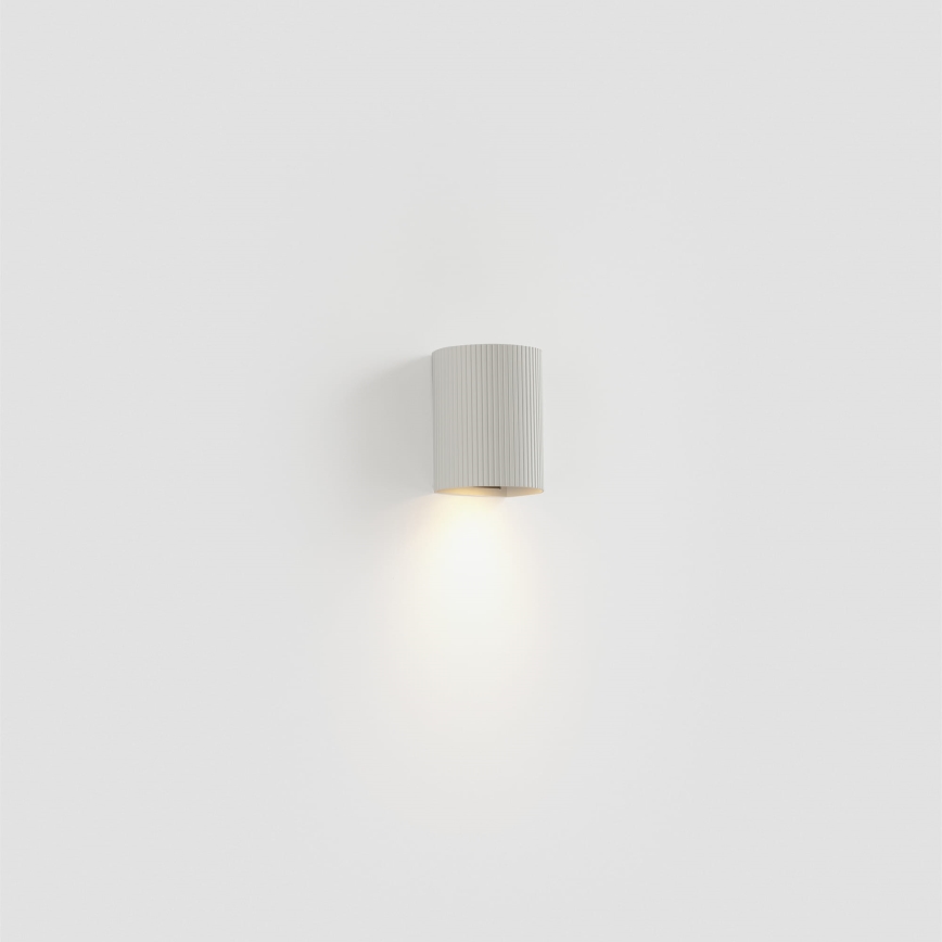 FARO 40526 - Wall light SOLE 1xGU10/8W/230V white corrugated round