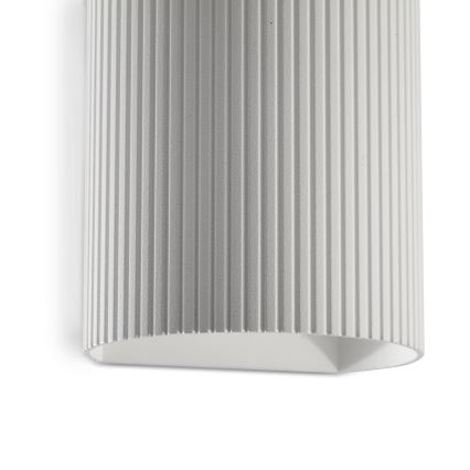 FARO 40526 - Wall light SOLE 1xGU10/8W/230V white corrugated round