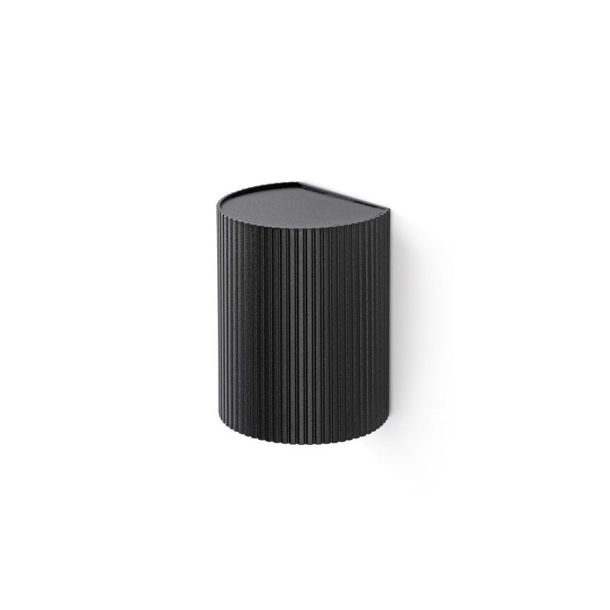 FARO 40527 - Wall light SOLE 1xGU10/8W/230V black corrugated round