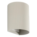 FARO 40528 - Wall light SOLE 1xGU10/8W/230V grey corrugated round