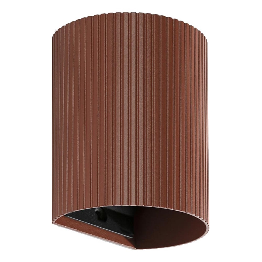 FARO 40529 - Wall light SOLE 1xGU10/8W/230V brick corrugated round