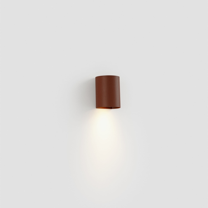 FARO 40529 - Wall light SOLE 1xGU10/8W/230V brick corrugated round