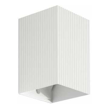 FARO 40534 - Wall light SOLE 1xGU10/8W/230V white corrugated angular