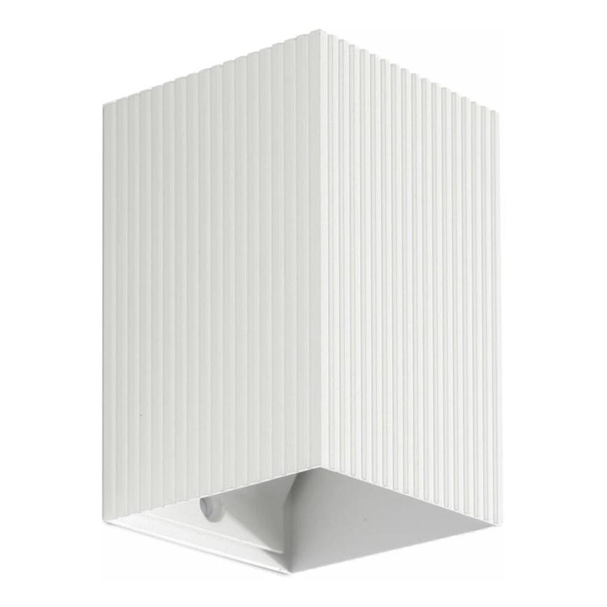 FARO 40534 - Wall light SOLE 1xGU10/8W/230V white corrugated angular