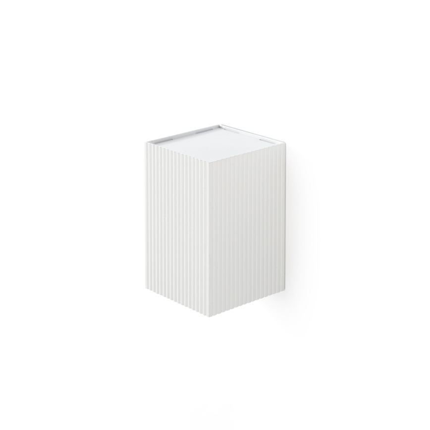 FARO 40534 - Wall light SOLE 1xGU10/8W/230V white corrugated angular