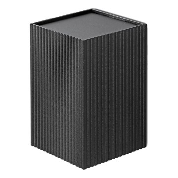 FARO 40535 - Wall light SOLE 1xGU10/8W/230V black corrugated angular
