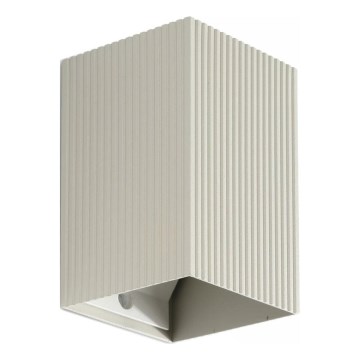 FARO 40536 - Wall light SOLE 1xGU10/8W/230V grey corrugated angular