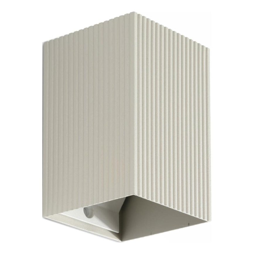 FARO 40536 - Wall light SOLE 1xGU10/8W/230V grey corrugated angular