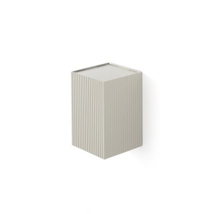 FARO 40536 - Wall light SOLE 1xGU10/8W/230V grey corrugated angular