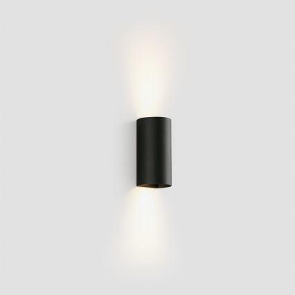 FARO 40539 - Wall light SOLE 2xGU10/8W/230V black round