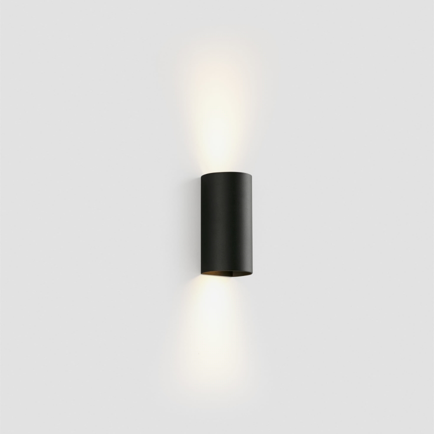 FARO 40539 - Wall light SOLE 2xGU10/8W/230V black round