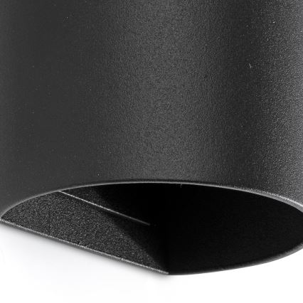 FARO 40539 - Wall light SOLE 2xGU10/8W/230V black round