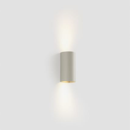 FARO 40540 - Wall light SOLE 2xGU10/8W/230V grey round