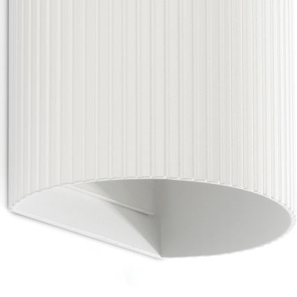 FARO 40542 - Wall light SOLE 2xGU10/8W/230V white corrugated round