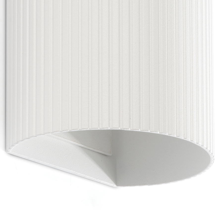 FARO 40542 - Wall light SOLE 2xGU10/8W/230V white corrugated round