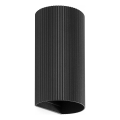FARO 40543 - Wall light SOLE 2xGU10/8W/230V black corrugated round