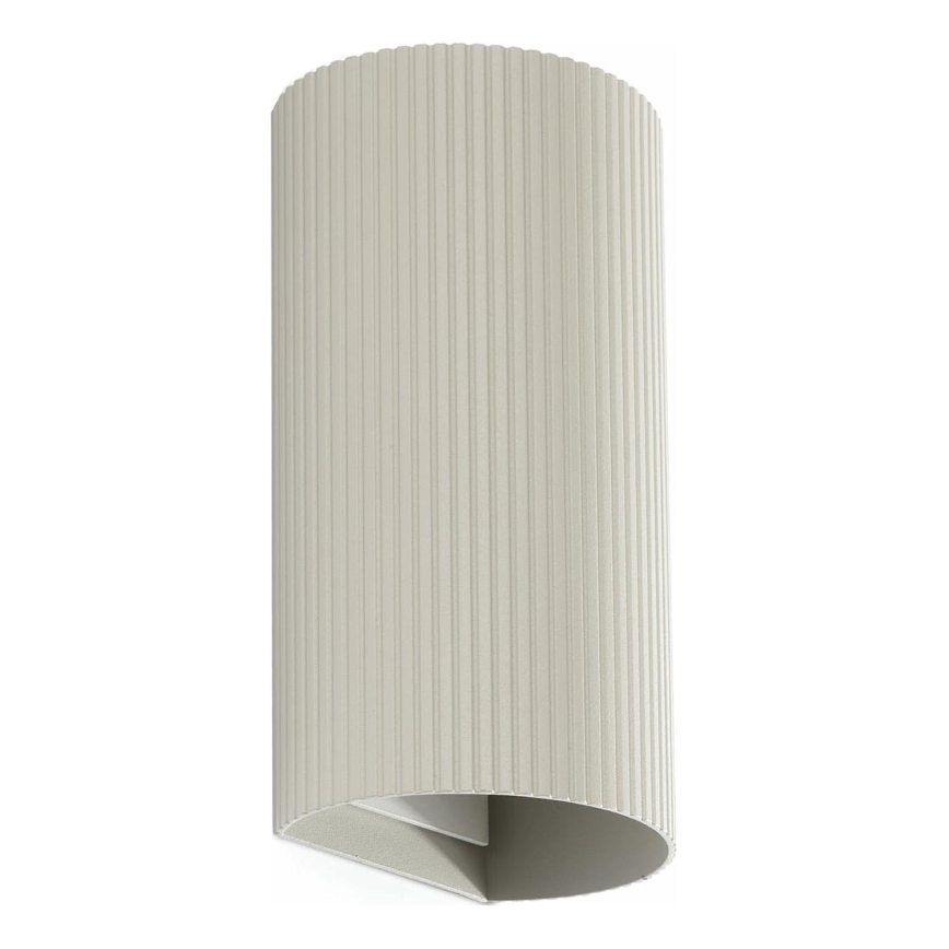 FARO 40544 - Wall light SOLE 2xGU10/8W/230V grey corrugated round