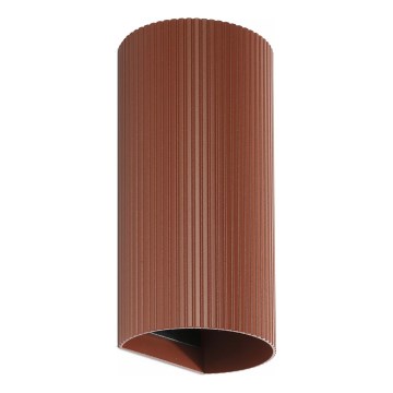 FARO 40545 - Wall light SOLE 2xGU10/8W/230V brick corrugated round