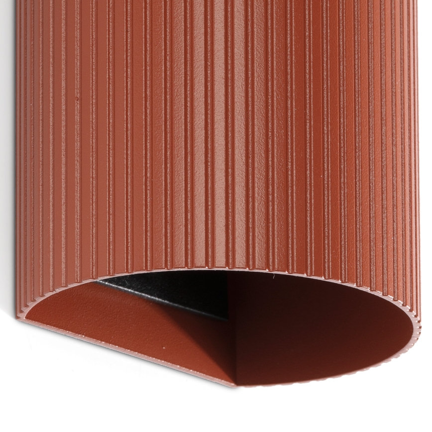 FARO 40545 - Wall light SOLE 2xGU10/8W/230V brick corrugated round