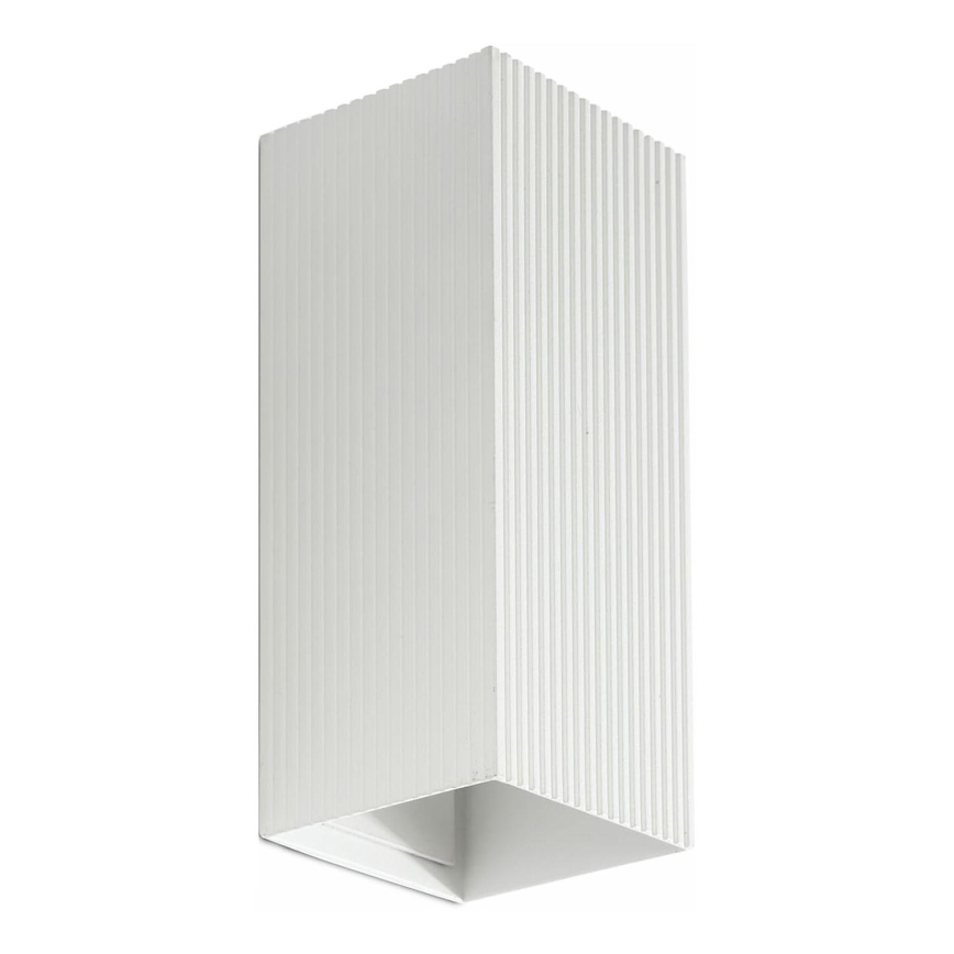FARO 40565 - Wall light SOLE 2xGU10/8W/230V white corrugated angular