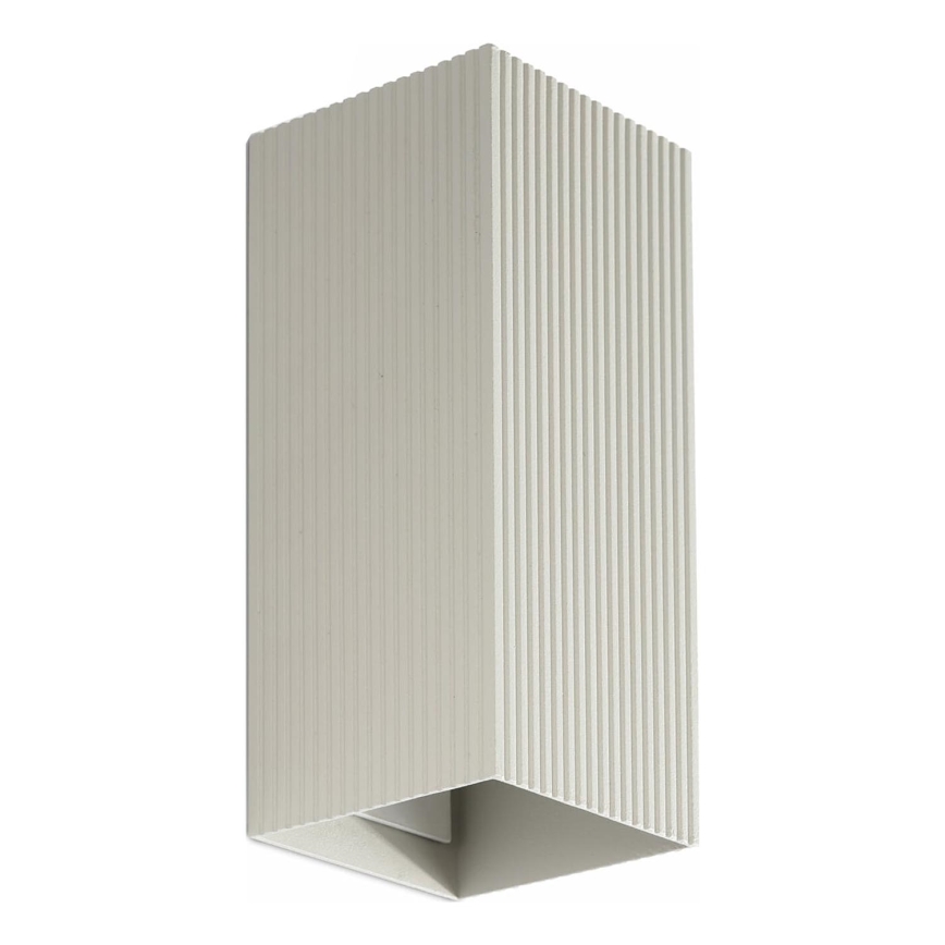FARO 40567 - Wall light SOLE 2xGU10/8W/230V grey corrugated angular