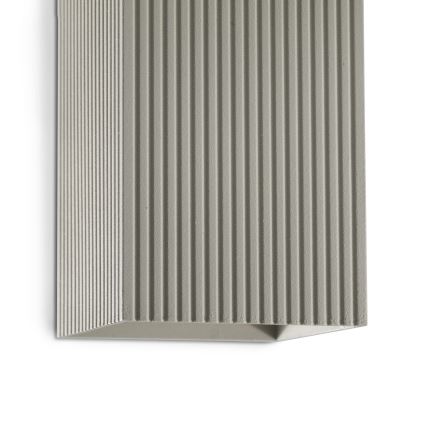 FARO 40567 - Wall light SOLE 2xGU10/8W/230V grey corrugated angular