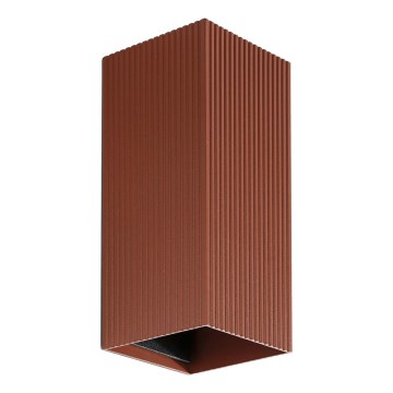 FARO 40568 - Wall light SOLE 2xGU10/8W/230V brick corrugated angular