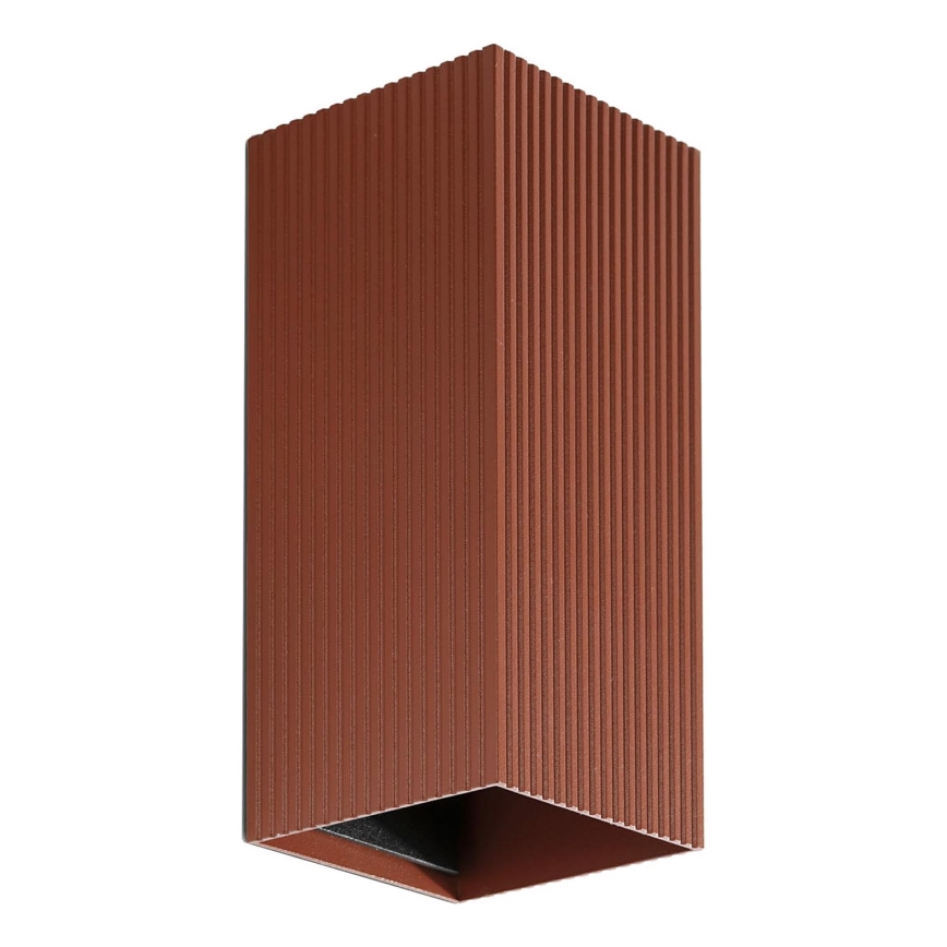 FARO 40568 - Wall light SOLE 2xGU10/8W/230V brick corrugated angular