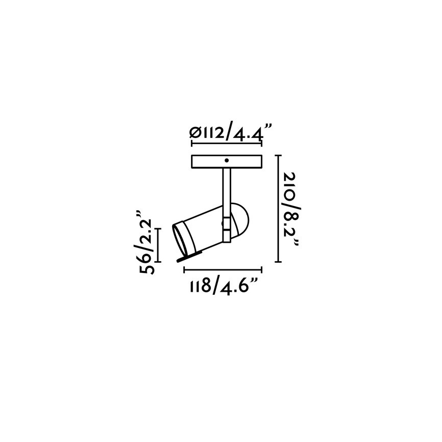 Faro 43529 - Spotlight ORLEANS 1xGU10/8W/230V white